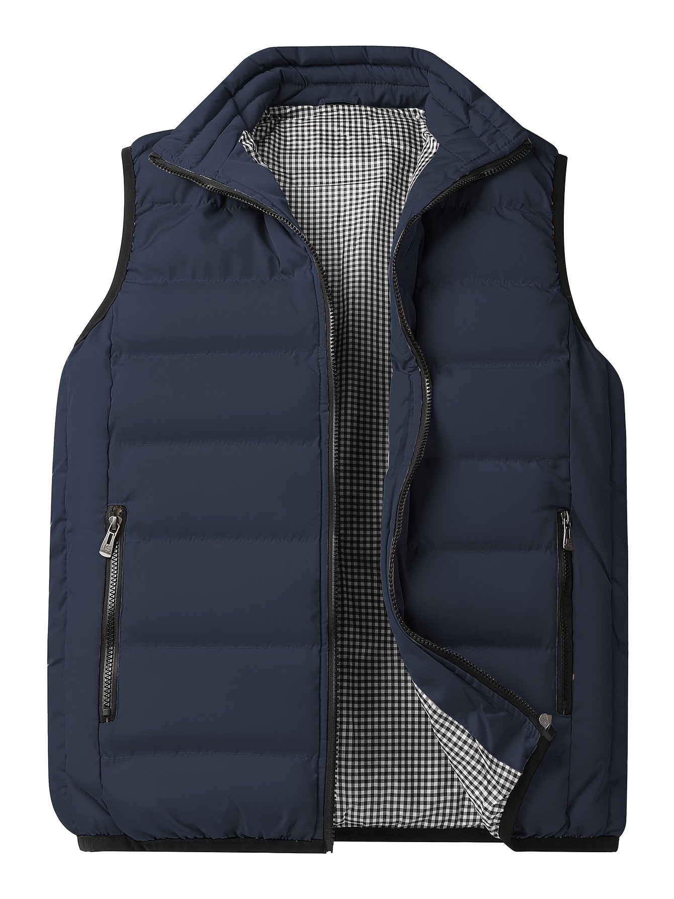 winter thick vest for men casual black warm padded sleeveless jacket best sellers details 25