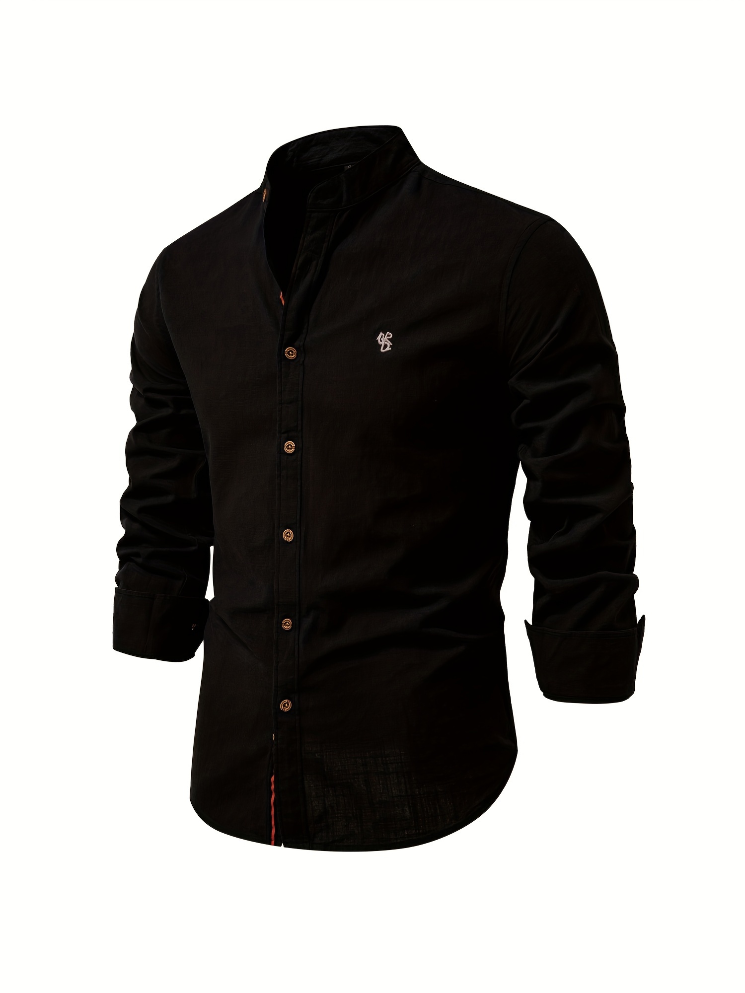 mens cotton long sleeve shirts mens clothes details 26